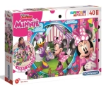 PUZZLE 40 PODŁOGOWE SUPER KOLOR MINNIE