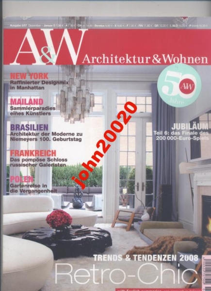 A & W ARCHITEKTUR & WOHNEN 6/07