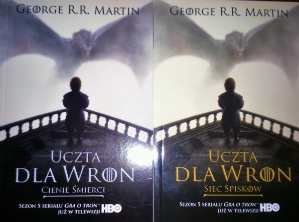 UCZTA DLA WRON 1-2 CIENIE SIEĆ G RR MARTIN NOWA PEŁNE 