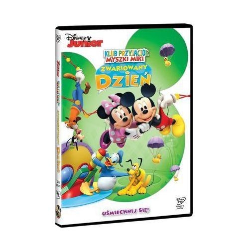 KLUB PRZYJACIÓŁ MYSZKI MIKI DVD ZWARIOWANY DZIEŃ