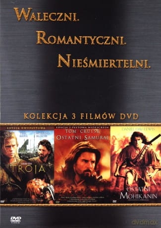 BOX WALECZNY TROJA OSTATNI MOHIKANIN OSTATNI SAMURAJ 