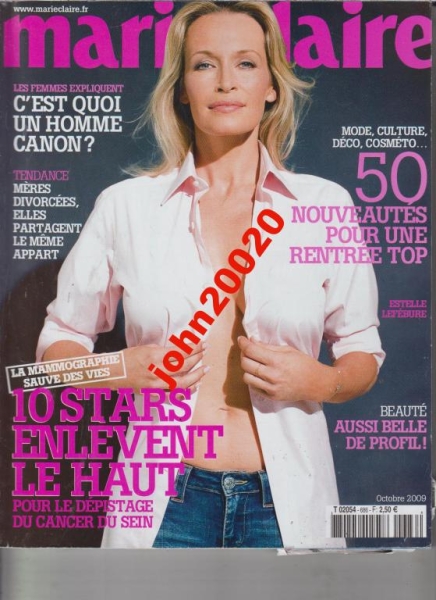 10/2009 MARIE CLAIRE.ESTELLE LEFEBURE
