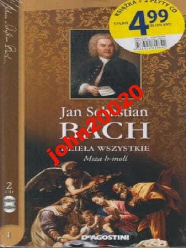 J S BACH DZIEŁA WSZYSTKIE.MSZA H-MOLL. 2 X CD