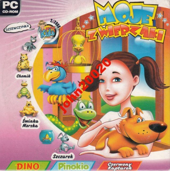 MOJE ZWIERZAKI.PC CD-ROM