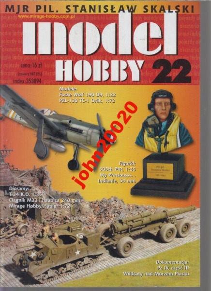 MODEL HOBBY NR 22,FOCKE WOLF 190 D9