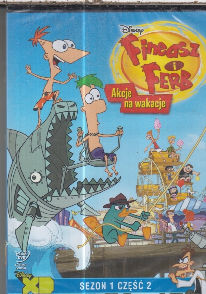 FINEASZ I FERB AKCJE NA WAKACJE DVD   FOLIA
