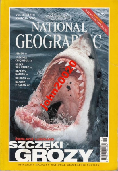 NATIONAL GEOGRAPHIC 4/2000.REKINY JEMEN DZIOBAK