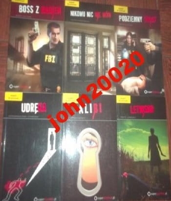 SUPER KRYMINAŁ ZESTAW.6 KSIĄŻEK.