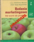 BADANIA MARKETINGOWE OD TEORII DO PRAKTYKI.MAISON,
