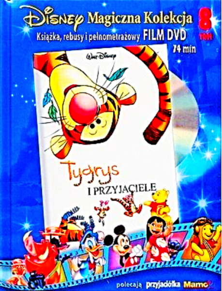 TYGRYS I PRZYJACIELE DISNEY DVD PUCHATEK 