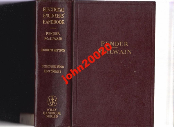 Electrical Enginers Handbook-Pender,Mcilwain
