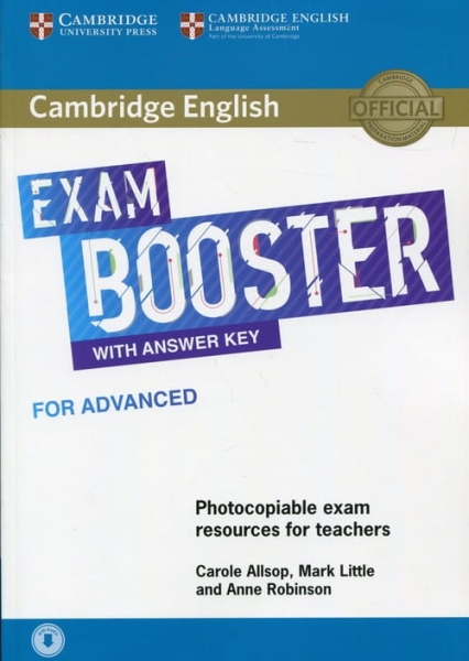 CAMBRIDGE ENGLISH EXAM BOOSTER WITH ANSWER KEY FOR ADVANCED