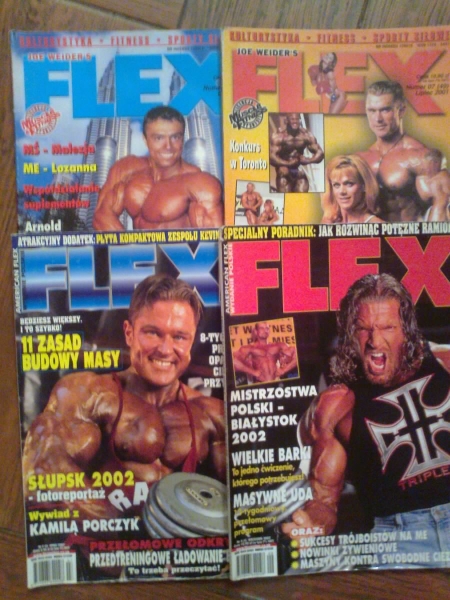 FLEX kulturystyka,fitness-4 numery