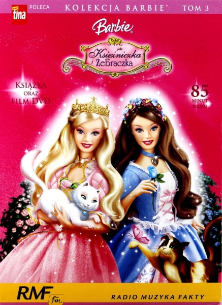 BARBIE JAKO KSIĘŻNICZKA I ŻEBRACZKA BOOKLET DVD