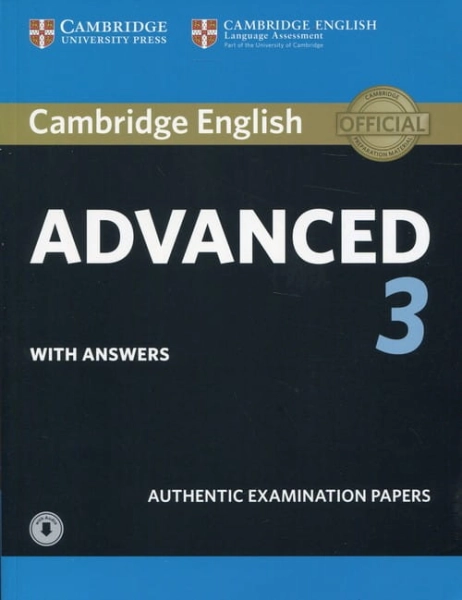 CAMBRIDGE ENGLISH ADVANCED 3 WITH ANSWERS WITH AUDIO    