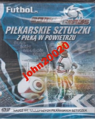 PiŁKARSKIE SZTUCZKI Z PIŁKĄ. W POWIETRZU DVD.FOLIA
