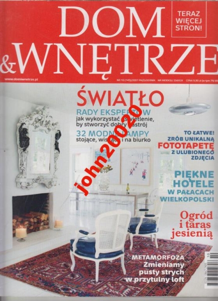 10/2007 DOM & WNĘTRZE .OGRÓD I TARAS ŚWIATŁO