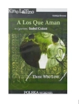 DVD A LOS QUE AMAN M.Bellucci