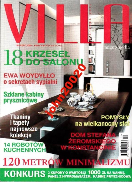 VILLA 3/2005.WIELKANOCNY STÓŁ.TKANINY
