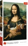PUZZLE 500 MONA LISA I KOT MRUCZEK TREFL