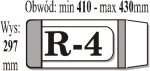 OKŁADKA KSIĄŻKOWA REGULOWANA R4 50SZT IKS