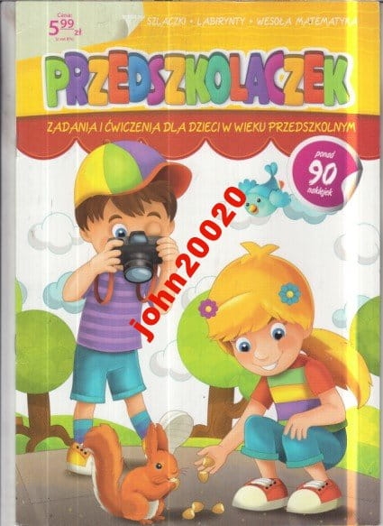 PRZEDSZKOLACZEK ĆWICZENIA ZADANIA..NAKLEJKI