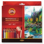 KREDKI MONDELUZ 72 KOLORY + PĘDZEL