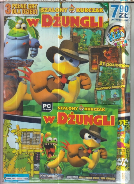 SZALONY KURCZAK W DŻUNGLI PC CD ROM FOLIA