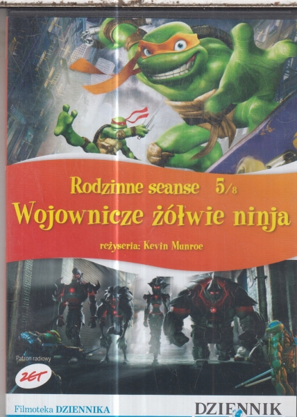 WOJOWNICZE ŻÓŁWIE NINIA DVD