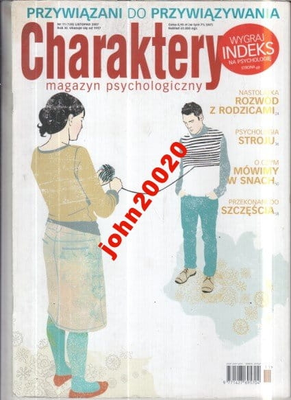 11/2007 CHARAKTERY.PSYCHOLOGIA STROJU
