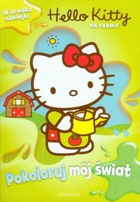HELLO KITTY NA FARMIE POKOLORUJ MOJ ŚWIAT NAKLEJKI