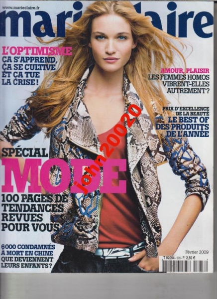 2/2009 MARIE CLAIRE.LESLY MASSON