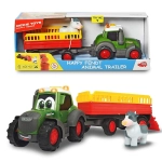 HAPPY FENDT TRAKTOR PRZYCZEPKA ZE ZWIERZĄTKAMI